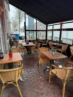 Terrasstoelen Bistro - Aluminium & Geweven Riet 25stuk, Ophalen, Gebruikt, Aluminium