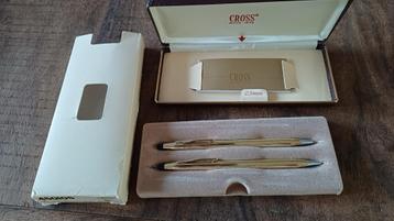 Cross pennenset (potlood/pen) 10 kt rolled gold  beschikbaar voor biedingen