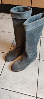 SHABBIES AMSTERDAM grijs laarzen maat 39, Ophalen of Verzenden, Zo goed als nieuw, Grijs