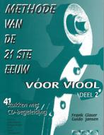 Methode van de 21e eeuw voor viool deel 2 + CD (K), Gebruikt, Ophalen of Verzenden, Thema, Viool of Altviool