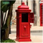 Grote Chique Nostalgische Staande Brievenbus. Rood, Tuin en Terras, Ophalen of Verzenden, Nieuw
