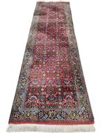 Handmade tapijt loper Bidjar Herati red India wol 60x195cm