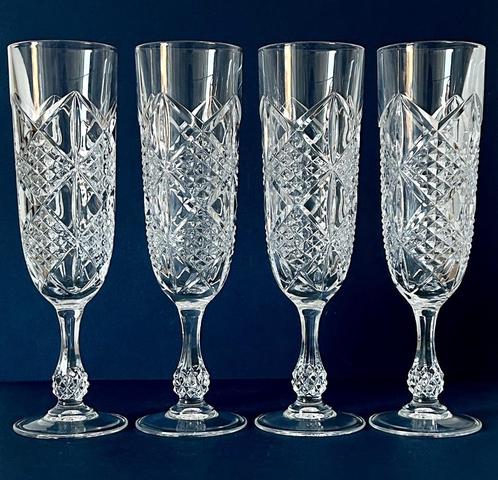 Cristal D'Arques Cristal Palais champagneglazen / flutes, Antiek en Kunst, Antiek | Glas en Kristal, Ophalen of Verzenden