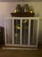 Prachtige landelijke roomwitte SHUTTERS 193cm x 173cm, Ophalen, Zo goed als nieuw