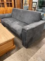 Grijs suede bankstel 2,5+2,5zits - Keurig netjes, Ophalen, ., ., .