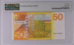UNC biljet 50 gulden Zonnebloem, 1982 | PMG 68, Ophalen of Verzenden, 50 gulden