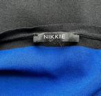 Nikkie kobaltblauwe/zwarte trui maat S, Kleding | Dames, Ophalen of Verzenden, Zo goed als nieuw, Maat 38/40 (M), Blauw