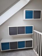 Ikea Kallax kasten met bakken, Ophalen of Verzenden, Zo goed als nieuw, Minder dan 150 cm, Minder dan 100 cm
