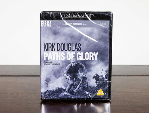 Paths of Glory 4K UHD Blu-Ray (UK Import) Eureka, Cd's en Dvd's, Blu-ray, Nieuw in verpakking, Klassiekers, Ophalen of Verzenden