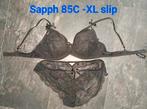 Lingerie Setjes H&M 80C & Sapph 85C, Sapph, Ophalen of Verzenden, Zwart, Setje