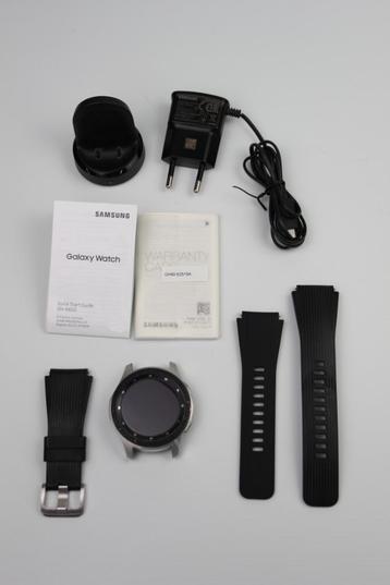 Samsung Galaxy Watch 46mm Zilver / Zwart beschikbaar voor biedingen