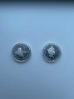 Zilveren churchill & Elizabeth munten., Ophalen of Verzenden, Overige landen, Overige waardes