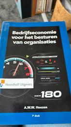 Bedrijfseconomie voor het besturen van organisaties, Ophalen of Verzenden, Zo goed als nieuw, Management