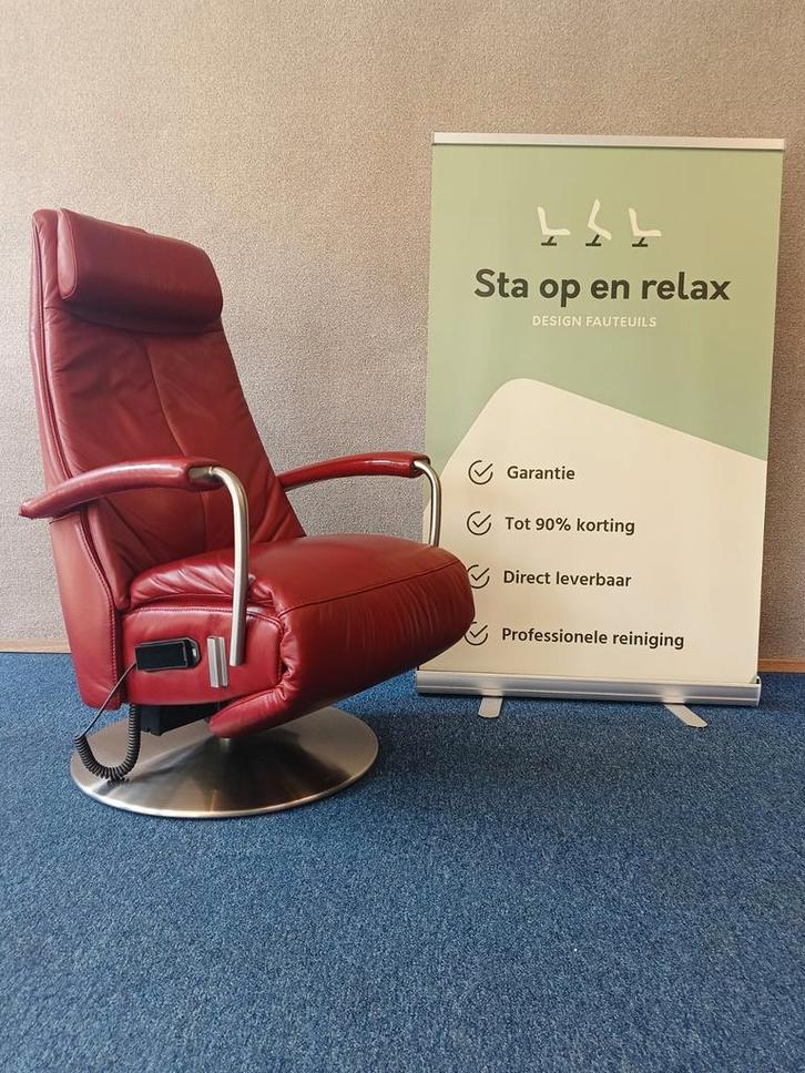 Sta op relax fauteuil Prominent C-102 ZGAN Extra luxe!, Huis en Inrichting, Fauteuils, Zo goed als nieuw, 50 tot 75 cm, 75 tot 100 cm