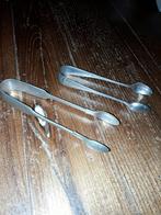 2 antieke Engelse suikertangen, Antiek en Kunst, Antiek | Bestek, Ophalen of Verzenden