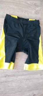 Crivit Fietsbroek - Maat S - Zwart/Geel, Kleding | Heren, Sportkleding, Zwart, Ophalen of Verzenden, Zo goed als nieuw, Hardlopen of Fietsen