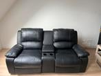 Bioscoopstoelen / 2-zits bioscoopfauteuil kunstleder zwart, Ophalen, Twee, Zwart, Zo goed als nieuw
