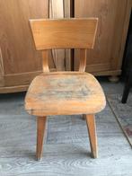 Oud houten kinderstoeltje Voor peuter, Ophalen of Verzenden, Gebruikt, Stoel(en)