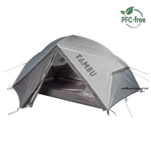 TAMBU TIKONA 3 persoons Lichtgewicht tent 3,3 kg DUURZAAM, Caravans en Kamperen, Tenten, tot en met 3, Nieuw, Ophalen of Verzenden