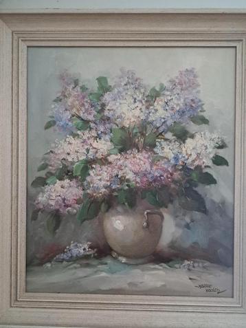 Schilderij van Harrie Koolen olieverf op doek stilleven beschikbaar voor biedingen