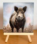 Schilderij Wild Zwijn, Ophalen of Verzenden