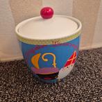 Sinterklaas Pot pepernoten pot met Sinterklaas en piet, Huis en Inrichting, Keuken | Servies, Blond Amsterdam, Overige typen, Ophalen of Verzenden