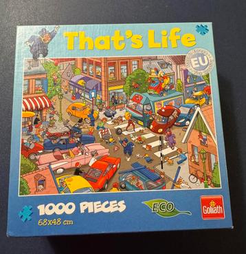 That’s life puzzel - file traffic jam 1000 stukjes Goliath beschikbaar voor biedingen