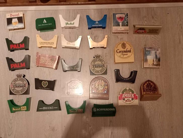 Bierviltjes houders verzameling, Verzamelen, Merken en Reclamevoorwerpen, Gebruikt, Gebruiksvoorwerp, Ophalen of Verzenden