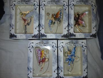 5x Amy Brown Fairy Diva elfje - Blowing Bubbles beschikbaar voor biedingen