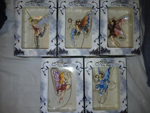 5x Amy Brown Fairy Diva elfje - Blowing Bubbles, Verzamelen, Beelden en Beeldjes, Zo goed als nieuw, Fantasy, Ophalen of Verzenden