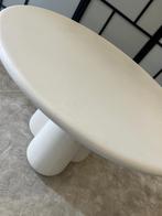 Eettafel Rond Beton Cire Creme 150cm, Info@savoireinteriors.com, S, S, 100 tot 150 cm