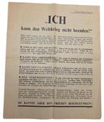 amerikaanse ww2 dropping flyer, Verzamelen, Militaria | Tweede Wereldoorlog, Ophalen of Verzenden, Amerika