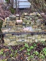 Geeltjes metselsteentjes, Tuin en Terras, Tegels en Klinkers, Ophalen, Zo goed als nieuw, Natuursteen, Terrastegels