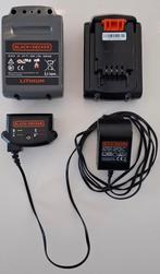Black & Decker Lithium Batterij/Oplader BL2018, Ophalen of Verzenden, Gebruikt