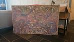 Batik Schilderij - Goud Lijst 140x90, Antiek en Kunst, Ophalen