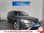 Saab 9-3 Sport Estate 2.0 T Aero XWD Hirsch 240PK, Auto's, Saab, Gebruikt, Zwart, 4 cilinders, Leder