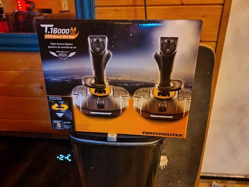 T.16000M FCS SPACE SIM DUO joysticks n, Spelcomputers en Games, Spelcomputers | Overige Accessoires, Nieuw, Ophalen of Verzenden