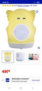 Bigben Slaaptrainer & Kinderwekker met USB en Verlichting -, Witgoed en Apparatuur, Wekkers, Ophalen of Verzenden, Zo goed als nieuw