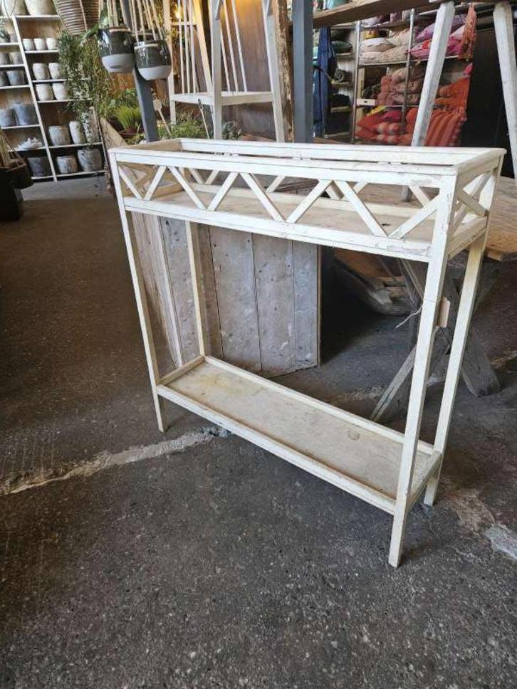 oude plantentafel``WOONWINKEL RUSTIEK``, Huis en Inrichting, Kamerplanten, Minder dan 100 cm, Halfschaduw, Ophalen