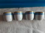 Vintage porseleinen eierdopjes  VICHY, Overige typen, Ophalen of Verzenden, Zo goed als nieuw, Overige stijlen