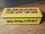 Vintage honing ontbijtkoek blik verkade, Verzamelen, Ophalen of Verzenden, Gebruikt, Koek(jes), Verkade