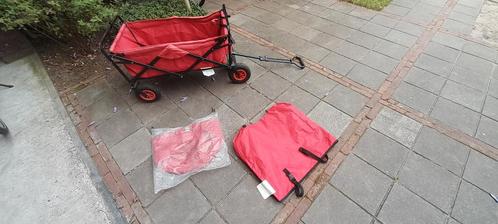 (transport-)Hoes en huif voor (MacWagon) bolderkar, Caravans en Kamperen, Bolderkarren, Gebruikt, Opvouwbaar, Ophalen