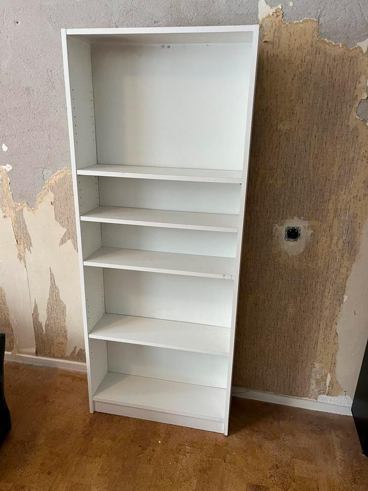 Witte Billy / Ikea boekenrek, Huis en Inrichting, Kasten | Boekenkasten, Zo goed als nieuw, 50 tot 100 cm, 200 cm of meer, 25 tot 50 cm