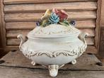 Bassano antieke Itiaanse pot met deksel, Antiek en Kunst, Ophalen of Verzenden