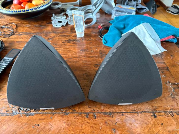 Bang & Olufsen set BeoLab 4 met GEBREK, Audio, Tv en Foto, Luidsprekers, Front, Rear of Stereo speakers, 120 watt of meer, Overige merken