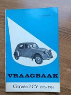 Vraagbaak Citroen 2CV 375cc en 425 cc + bestel 1955-1961, Auto diversen, Verzenden