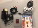 PlayStation 2 Slim Zilver + Game + Controller, Ophalen of Verzenden, Met 1 controller, Zilver, Slim