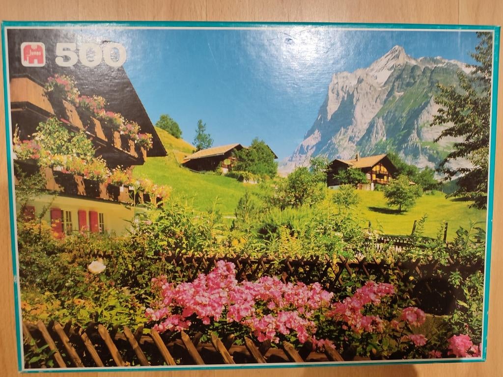 Legpuzzel met landschap - 500 stukjes, Ophalen of Verzenden, 500 t/m 1500 stukjes, Gebruikt, Legpuzzel