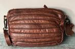 Arrigo. Leren schouder/crossbodytasje., Ophalen of Verzenden, Bruin, Leer
