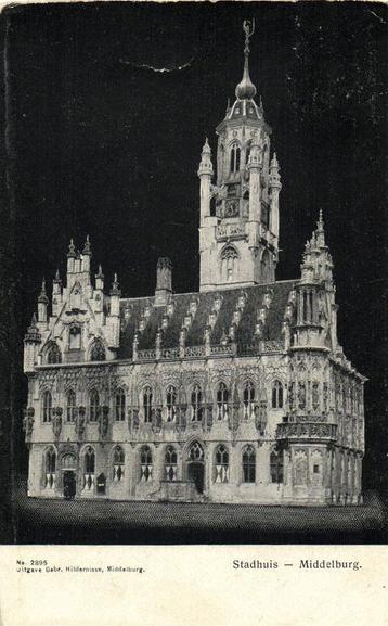 Stadhuis - Middelburg. - 1937 gelopen beschikbaar voor biedingen